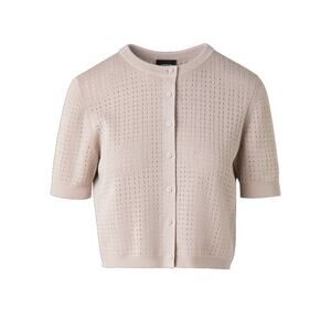 Akris Short Sleeve Knit Cardigan in Silk Cotton US 8